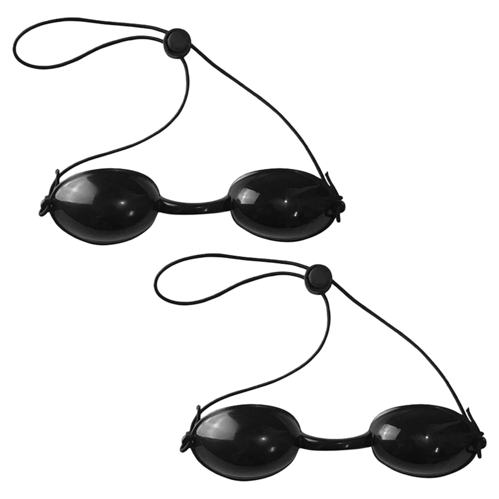 2 Pairs Sunbed Goggles,Protective Goggles for Tanning Bed Eye Protection,Sunbed Goggles for Sunbathing and Red Light Therapy,Adjustable Sunbed Eye Protection for Women and Men