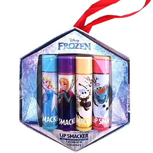 Lip Smacker Disney Lip Balm Ornament, Frozen, 4-PC Set (Pack of 2)