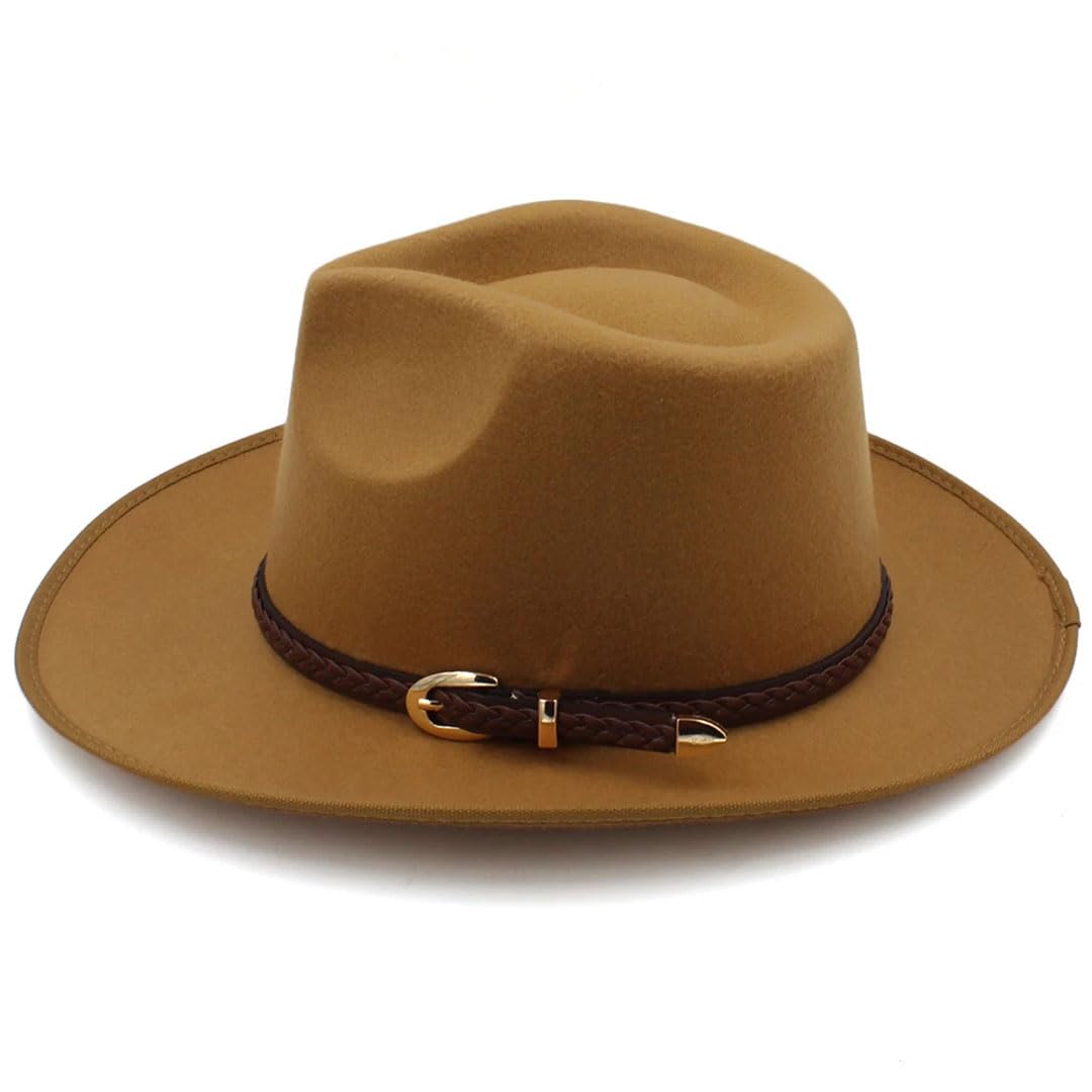 Mężczyźni kobiety wełniane kapelusze panamskie szerokie rondo czapki fedora kapelusz przeciwsłoneczny klasyczny retro impreza styl uliczny podróż