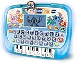 VTech - Tablet Educativa de Stitch, Juguetes Electrónicos Niños +4 Años, Pantalla LCD, 10 Actividades, 4 Modos y 3 Niveles, Teclado ABC, Teclas de Piano, Voz Original, Versión ESP
