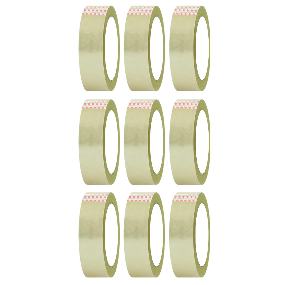 ZOHRA® Cello Tape | 1 Inch (24mm x 65m), Transparent | Set of 9 | Multipurpose Adhesive Tape for Office, Home, and Craft Projects (9)-image-15