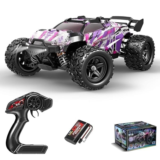1:18 High-Speed Remote Control RC Car, 40+ KM/H 4WD Off-Road RC Truck, Includes Rechargeable 1200mAh Batteries, Aged 8-12. This Makes it an Excellent Gifts Option for Birthdays-image-41