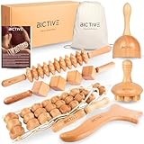 BICTIVE® Maderotherapie Kit Complet de 6 Pièces. Kit Massage Bois Professionnelle. Masse...