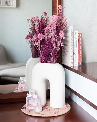 Image of Pink Confetti Bunch Flower Bouqet | Eco-Friendly Flowers for Home, Office, Bedroom, Table Decoration | Dried Flower Boquet