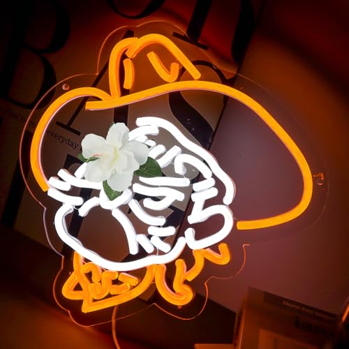 Image of Balanar University Neon Signs for Wall Decor,Dimmable Basketball Team Neon Sign for Bedroom, Bar, Office, Man Cave Best Gifts for Rodeo Enthusiast, Birthday, Christmas12.1 * 12.2inch