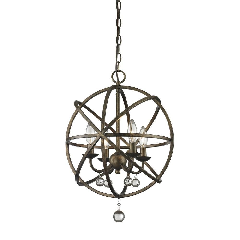 Z-Lite 416-16 4 Light Pendant, Golden Bronze - Amazon.com