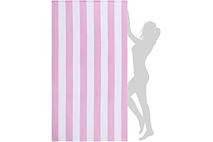 Oversized Microfiber Pink Beach Towel