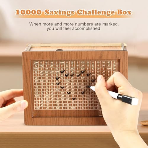 Image of DK Home Money Saving Box for Adult and Kids Money Saving Box Adults, Girls, and Kids - Saving Box for Women, Men with,Classic Storage 100000 Savings