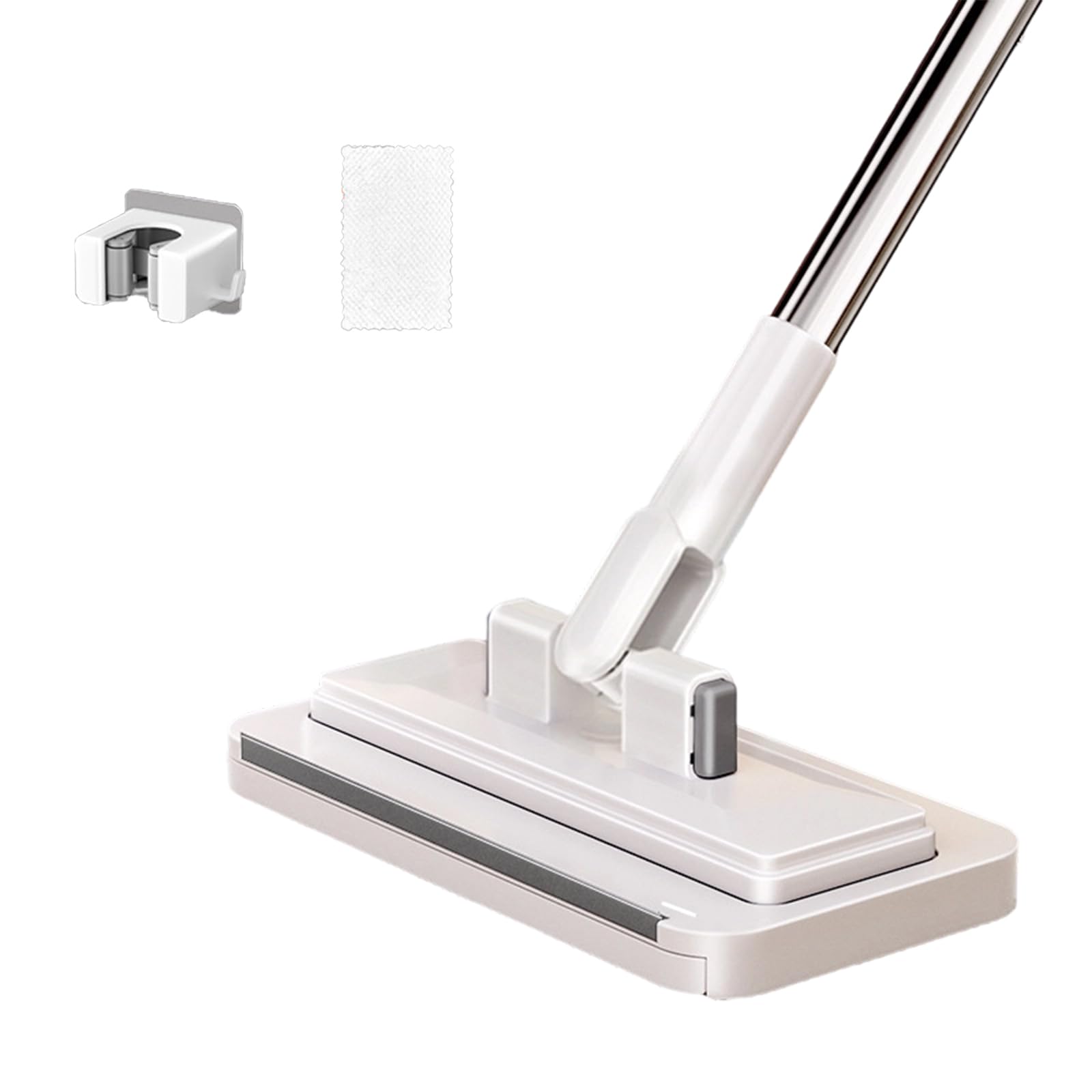 Extendable 360 Mop Head Includes Scraper for Stubborn Storage Press Mop Head Featuring Touch Systems for Touch Cloth Change and Hygienic Operations