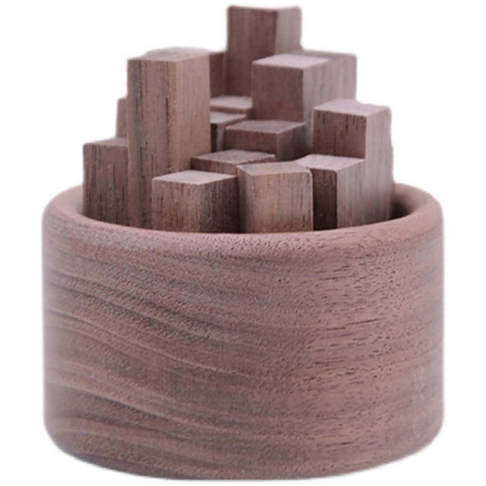 Walnut Wood Small firewood Stack Essential Oil Aromatherapy Diffuser Black Walnut unpainted