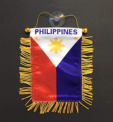 Philippines car Flag Rearview Mirror - Window Car Accessories Filipino Design