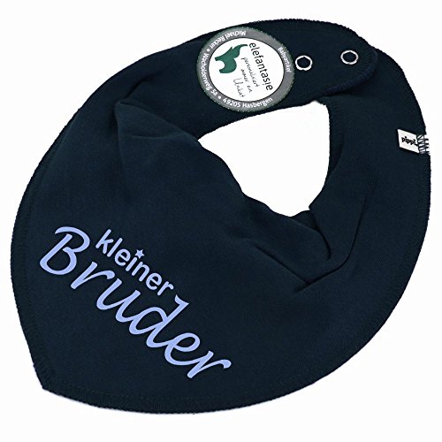 Elefantasie HALSTUCH mit Spruch kleiner Bruder für Baby oder Kind...