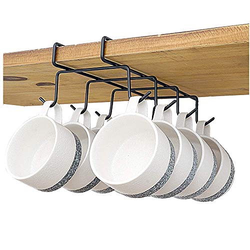 bafvt Coffee Mug Holder, Mugs Rack Under Shelf, Kitchen Storage Drying Rack, 304 Stainless Steel (9)