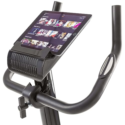 Tunturi Star Fit E100 Hometrainer voor thuis, 24 weerstandsniveaus, 20 trainingsprogramma's, met hartslagsensoren, roterende massa van 8 kg - Afbeelding 5