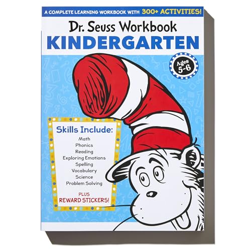 Dr. Seuss Workbook: Kindergarten: 300+ Fun Activities with Stickers and More! (Math, Phonics, Reading, Spelling, Vocabulary, Science, Problem Solving, Exploring Emotions) (Dr. Seuss Workbooks) - Image 2