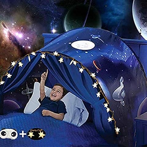 Nifogo Bed tents for boys,Children's Tents,Game Tents Indoor,Space Tents,Children's Playrooms,Boys And Girls Christmas Birthday Gifts(Space) Cover