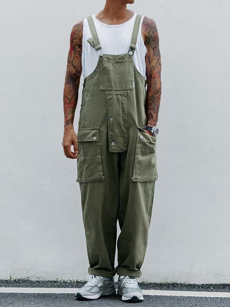 Salopette Homme Overalls Jumpsuit en Jean Loisirs