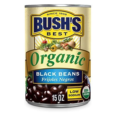 Bush's Best Organic Black Beans 15 Oz Cover