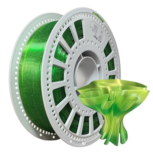 Glitter PLA Filament,Twinkling 3D Printer Filament1.75mm,Shiny Sparkle...