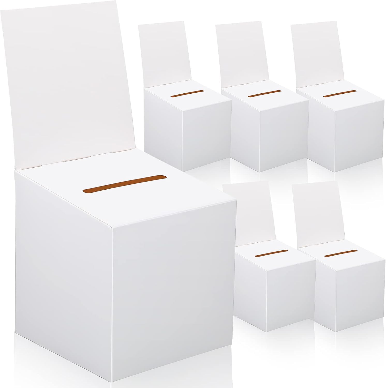 Amazon.co.jp: koundeneko 投票箱 6個セット 紙製 折りたたみ式 抽選箱