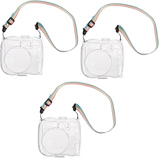UKCOCO 3 Peças Bolsa Digital Bolsa De Armazenamento De Câmera Transparente Bolsa De Câmera Instantânea Bolsa De Transporte De Câmera Bolsa De Câmera Para Mini 25 Bolsa De Câmera