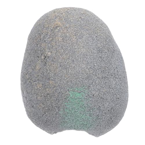 OUNONA 爬虫類は洞窟から隠れる 魚の隠れ家 水槽の隠れ家 エビの洞窟 亀の隠れ家 水族館の魚の洞窟 水槽シェルター ひげを生やした のアクセサリー Dark Grey 樹脂