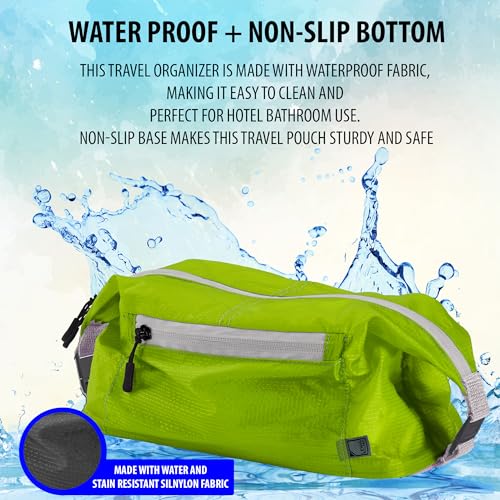 Lewis N. Clark Electrolight Toiletry Kit, Neon Lemon, One Size2