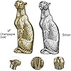 Cheetah Statue Home Decor Leopard Sculpture Resin Sitting Cheetah Figurine Desktop Table Top Ornament Decoration For Home Officegold Or Silver Walkingchampagne Gold P 175386148 - View #13