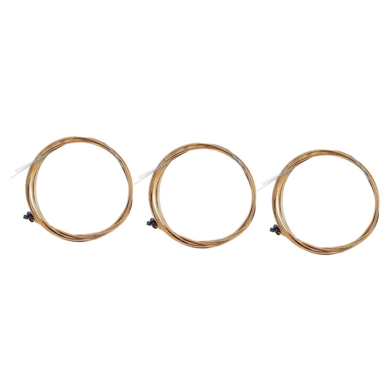 FAVOMOTO 3 Strings Sets Acoustic Guitar Strings String Instrument Part Guitar Set Guitar Kits Ballad Student Electric Guitar Strings