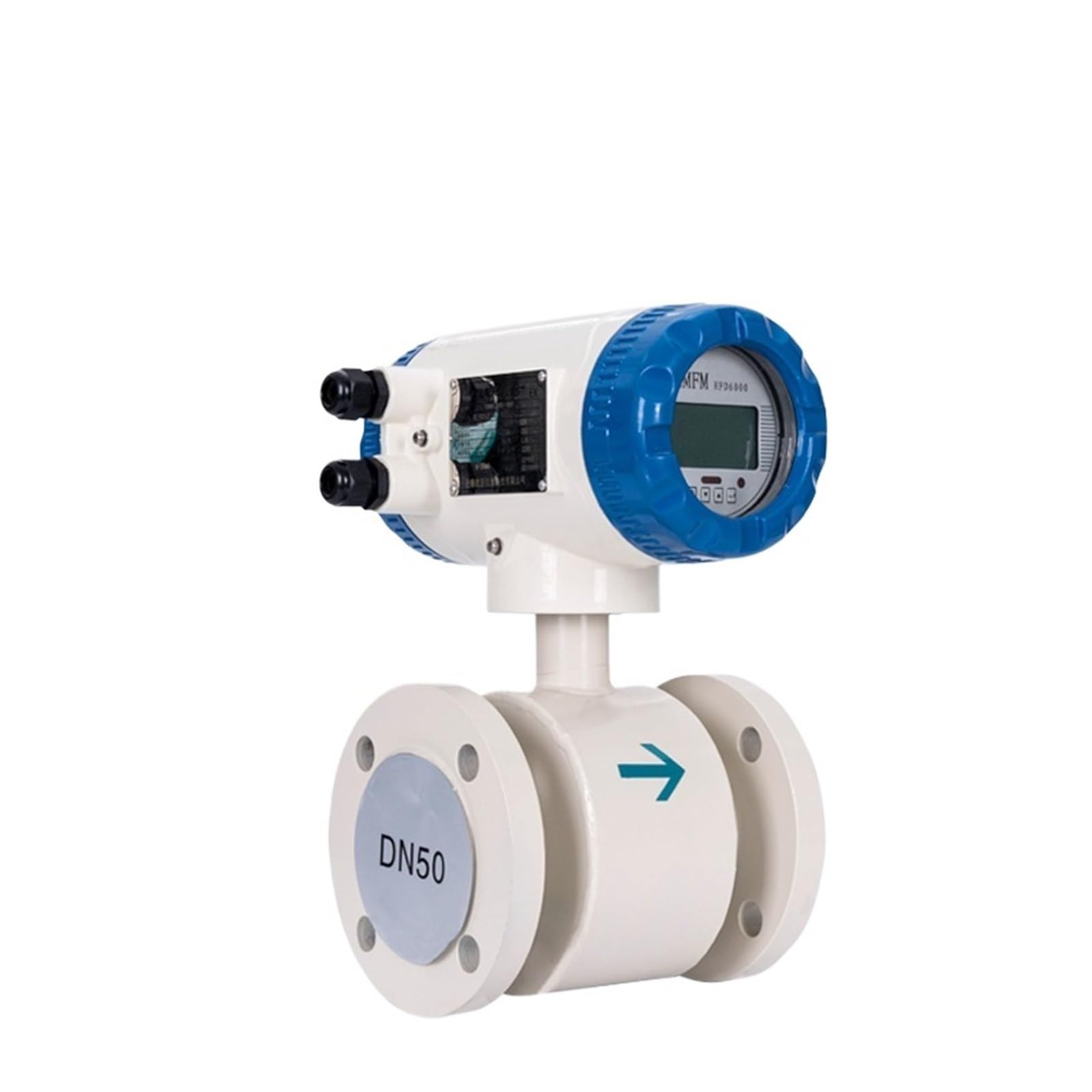 JVDDI Electromagnetic Flow Meter, Integrated Digital Display Flowmeter For Acid Alkali Sewage Slurry All Liquids(6)