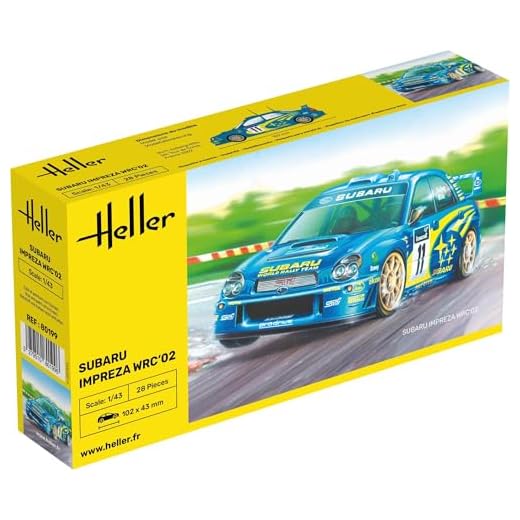 Heller - 80199 - Maqueta para Construir - Subaru Impreza WRC '02-1/43