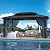 COBIZI Hardtop Gazebo 10x15 Hot Tub Gazebo with Galvanized Steel Double Roof, Heavy Duty Pavilion with Aluminum Frame Outdoor Canopy for Patio (Black, Flame-Retardant Curtain&Netting, Frame Thickened)