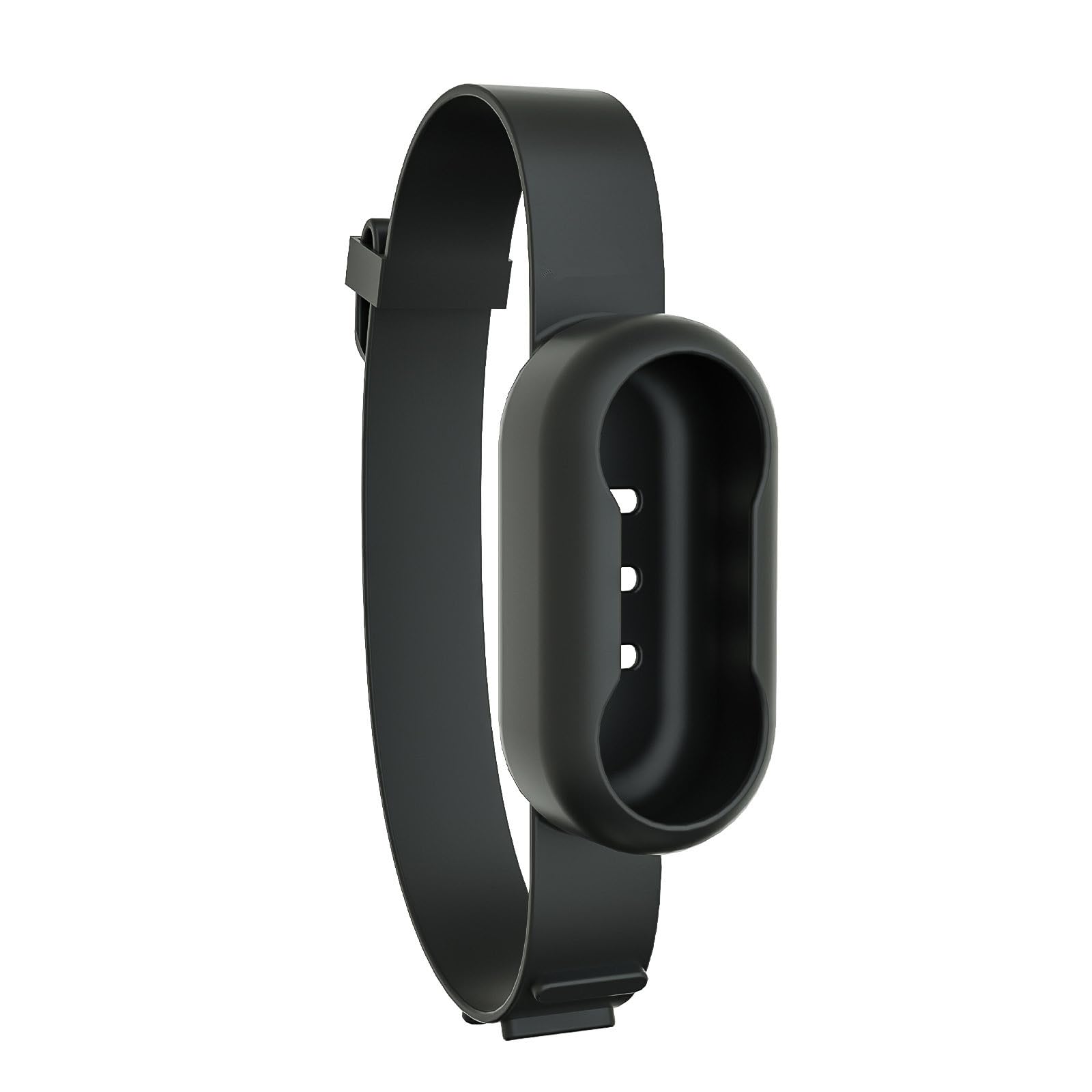 Silicone Wrist Strap Protective Cover for GO 3S/ GO 3 Action Camera Adjustable Expansion Strap Backpack Clip - Black