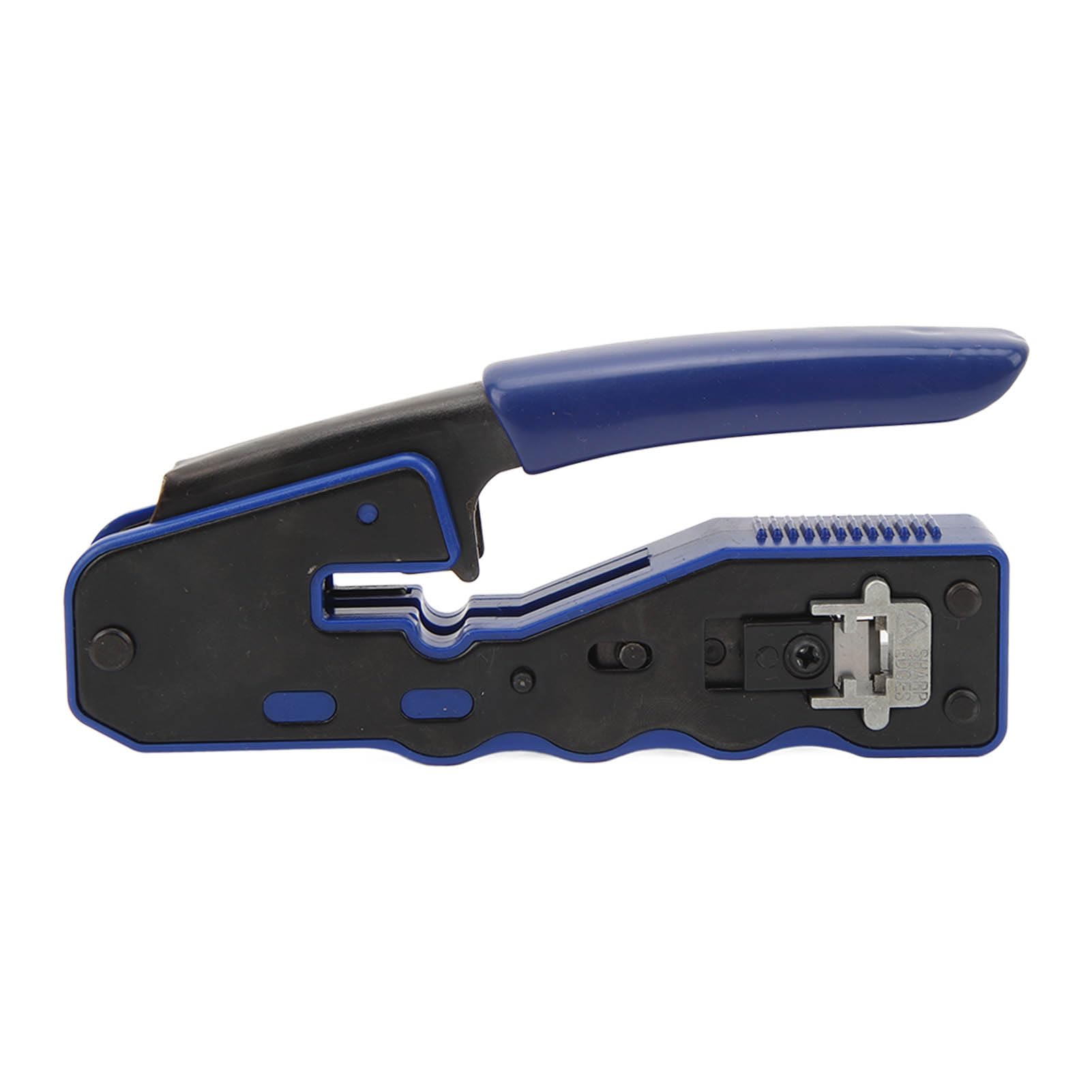 Outil de Sertissage RJ45, Pince à Sertir Multifonction Facile à Utiliser pour Câbles Réseau, 50 Pièces Comprenant un Dénudeur de Testeur de Câble