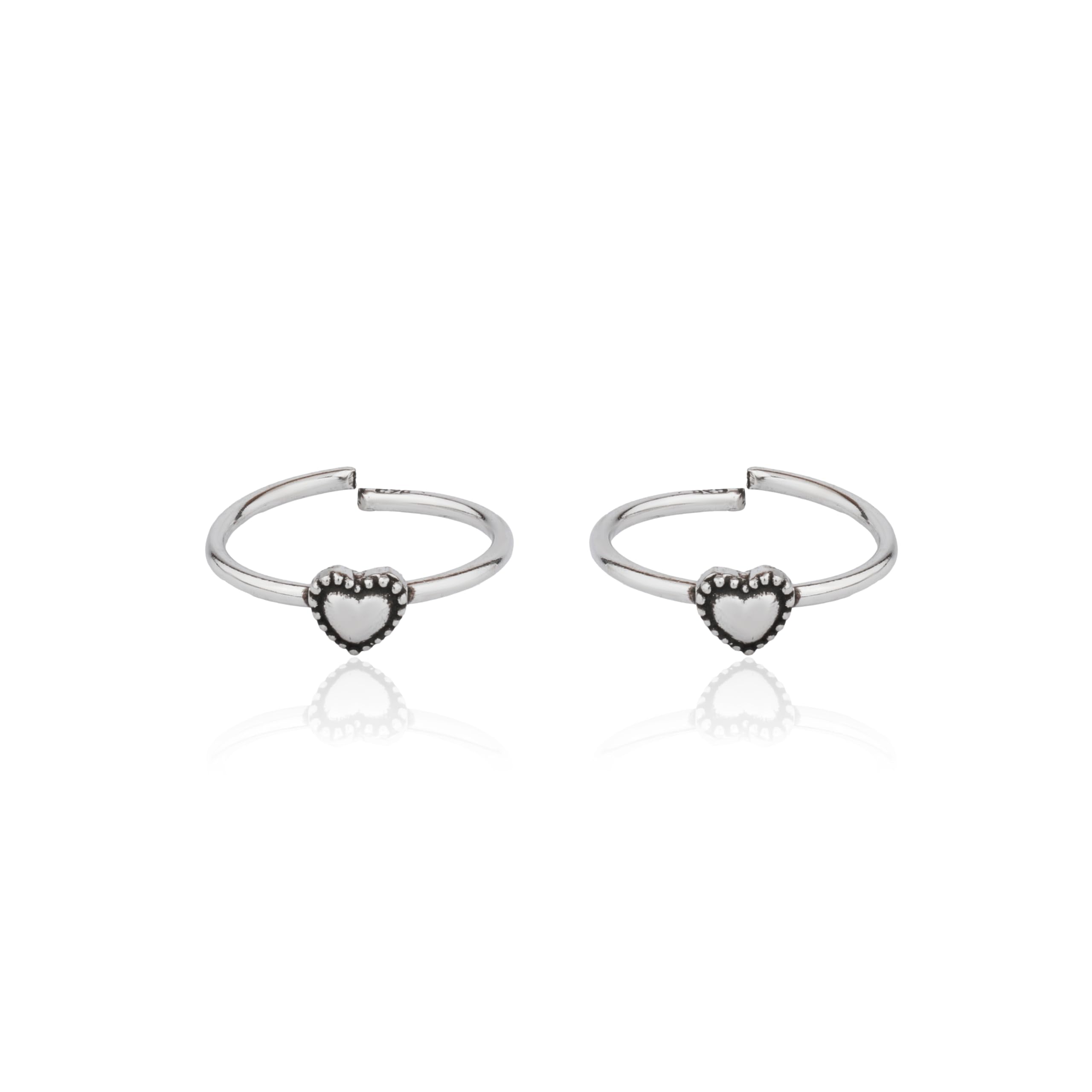 925 Silver Open Heart Toe Ring - Romantic & Symbolic | Gift for Every Occassion | With Certificate of Authenticity and 925 Stamp | 6 Month Warranty-image-42