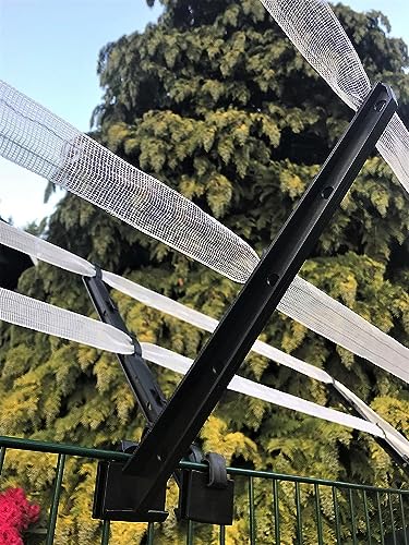 5x Übersteigschutz DOPPELSTABMATTENZAUN Isolator Katzenstopp Zaunerhöhung Überkletterschutz für den Stabmattenzaun Doppelstabmatten Gitterstabmattenzaun Gartenzaun Weidezaun Zaun Zäune