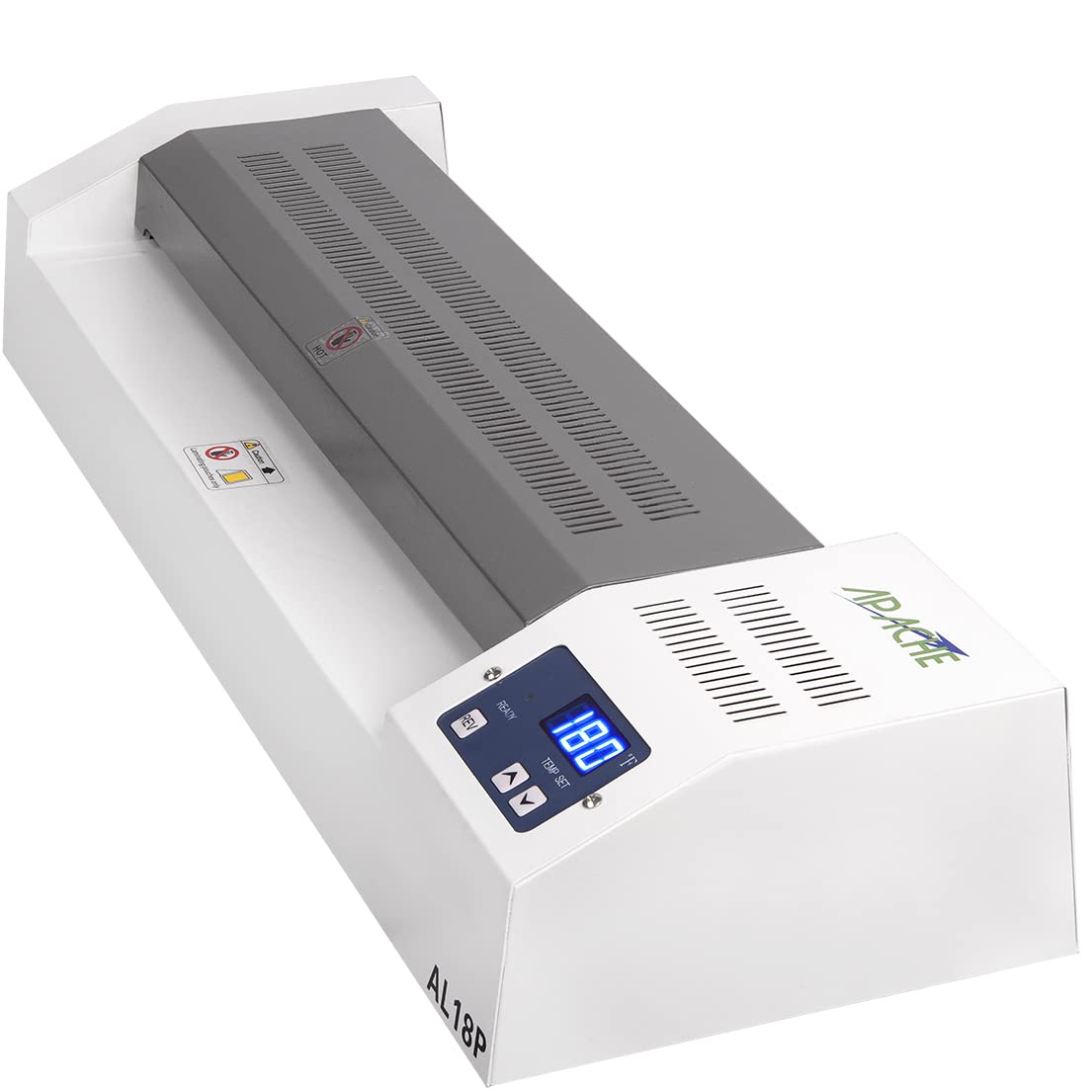 Apache AL18P Professional Hot/Cold 18" (Actually 17.5" max Laminating Width) Thermal Laminator and 20 Laminator Pouches
