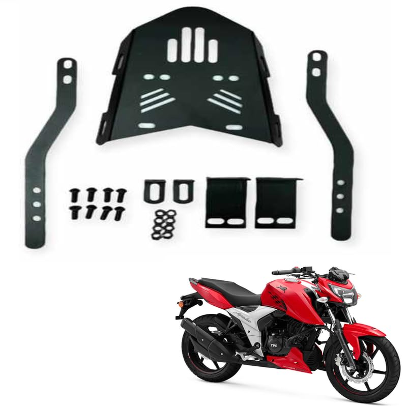 GadiParts Bike Backrack/Back Rest TR-01 Box Base Plate for Luggage Rack/Top Rack Backrest Carrier BlackFor Honda X-Blade-image-8