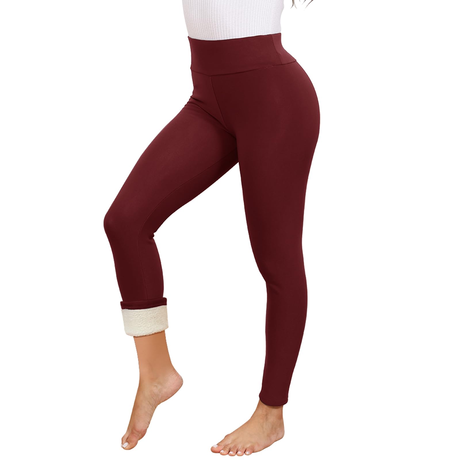 CUTeFiorino Kerstlegging voor dames, lange grote maten, sportlegging, hoge taille, elastische leggings, party, carnaval, panty, slimfit, zachte yogalegging, fitnessbroek, stretch, yogabroek