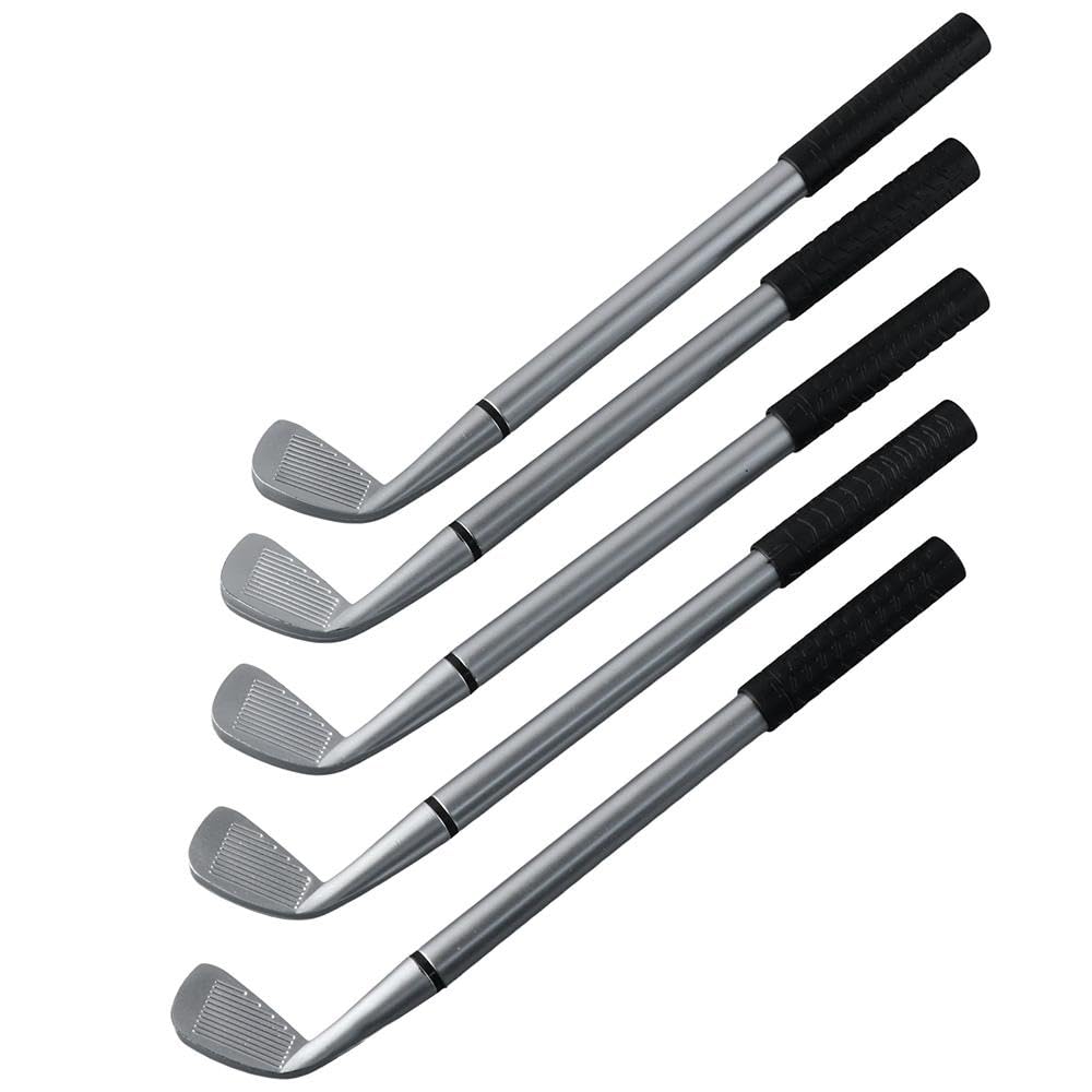 Risedot 12-Piece Golf Ballpoint Pen Set, Modern Silver Gray, Ambidextrous, HB, Not Water Resistant, Gift for Golfers Office Supply - Image 4