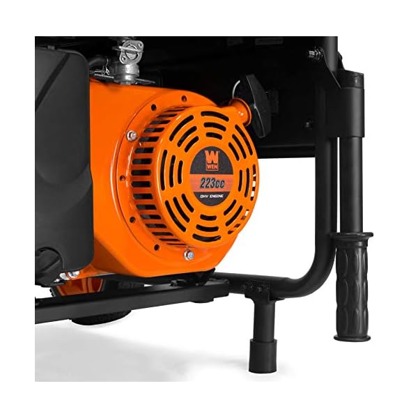 WEN 56475 4750Watt Portable Generator with Electric Start and Wheel