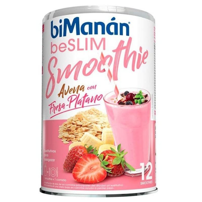 biManán Smoothie Avena Fresa Platano