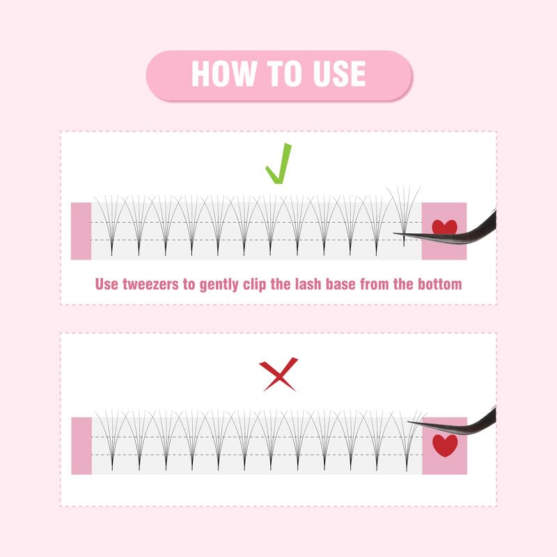 Miniatura 4 de VNE Supply - Extensiones de pestañas de volumen  pestañas de volumen ruso  extensiones de pestañas postizas premium  abanicos de megavolumen promade