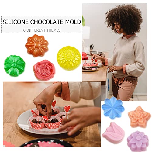 6 pezzi Stampi per Cioccolato in Silicone, CNYMANY...