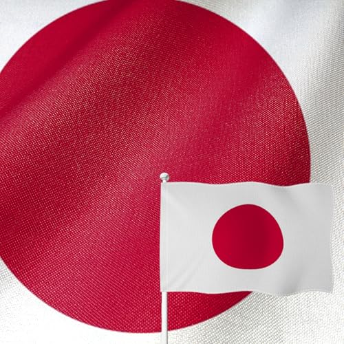 Drapeau du Japon YongFoto idéal pour décoration de jardin et chambre