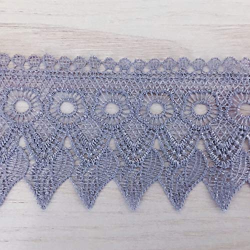 image for LEMOSUGAR 7 Yards Wide Lace Trims Lace Ribbon by The Yard Floral Vinta