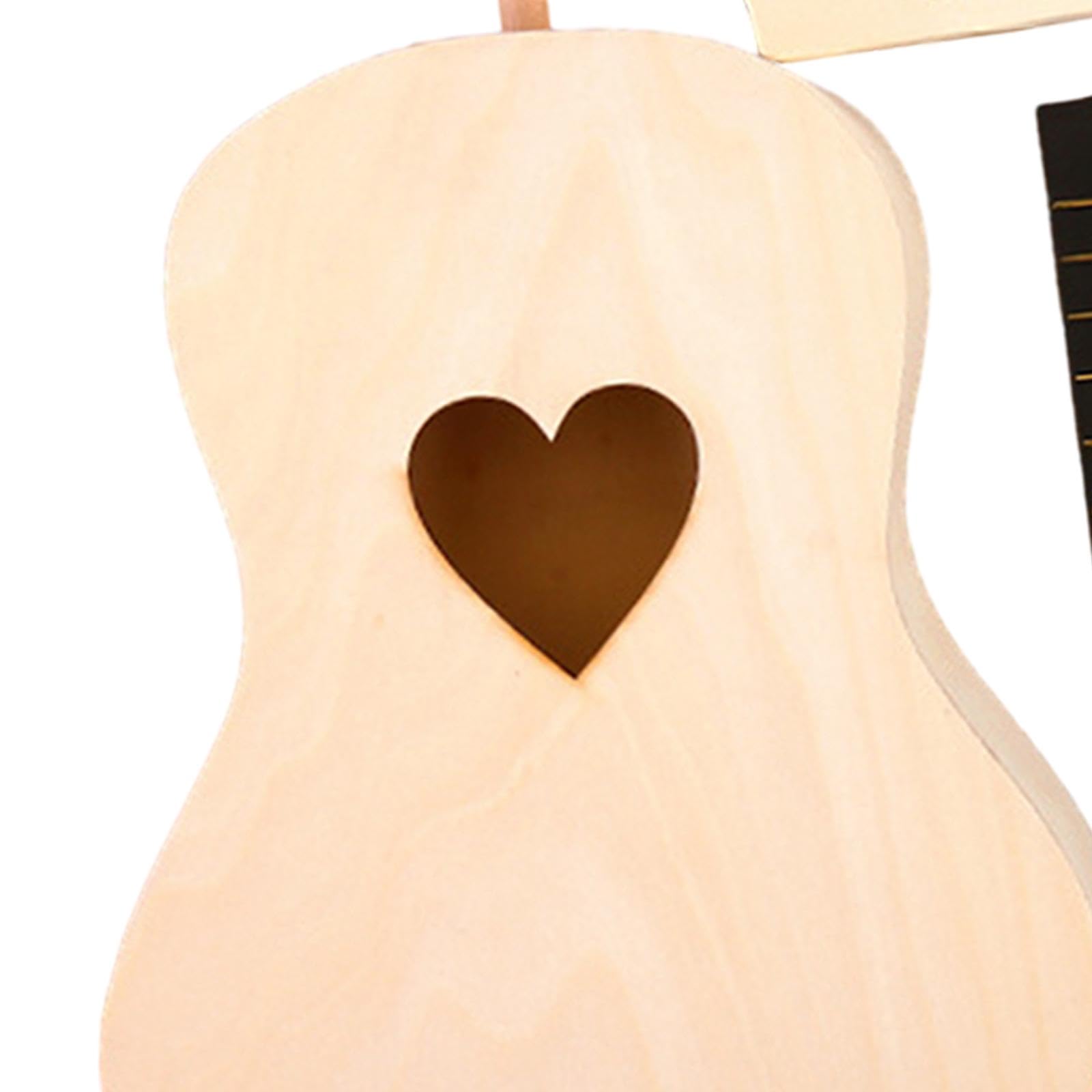 Kit de ukulélé à faire soi-même pour enfants débutants 4 cordes en bois