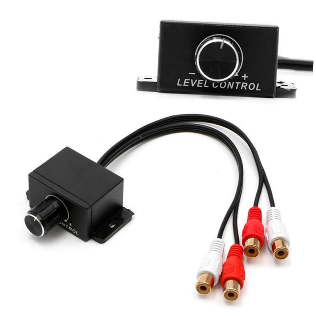 STOBOK Car Audio Amplifier Remote Level Control Knob for Easy Volume Includes Chipset Music Signal Transmission