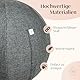 Treasy Sitzball mit Bezug 60-65cm, Ergonomischer Gymnastikball mit Griff, Stoff Fitnessball Home Office & Büro, inkl. Pumpe & Ball, Rückenfreundlich Sitzen, Yogaball mit abnehmbarem, waschbarem Bezug