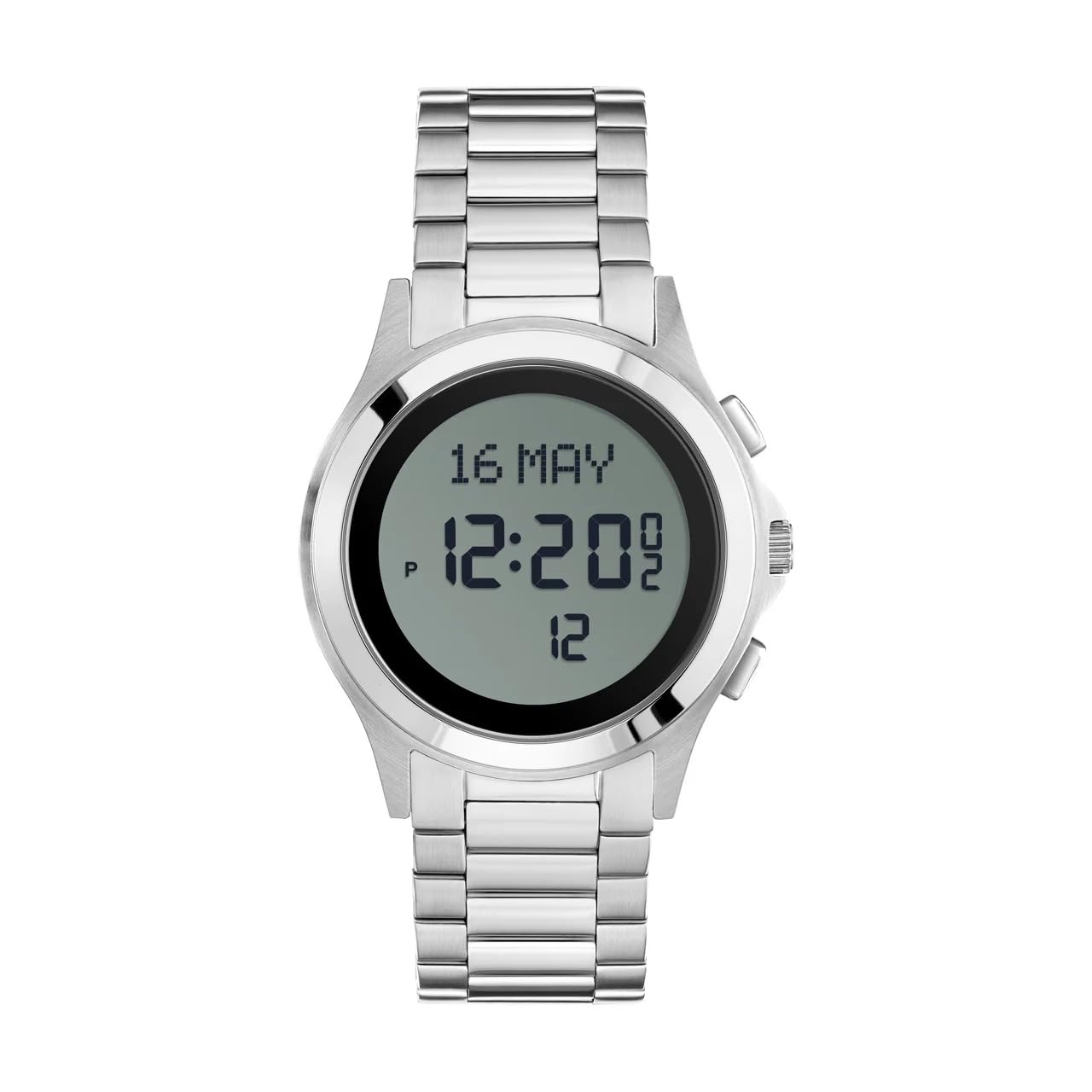 AL FAJR Men's Round Stainless Steel WR-02 Watch